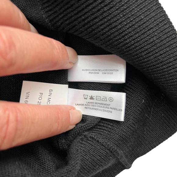 Cutter & Buck Men’s 1/4 Zip Sweater 50% Wool Black XL - Picture 9 of 10